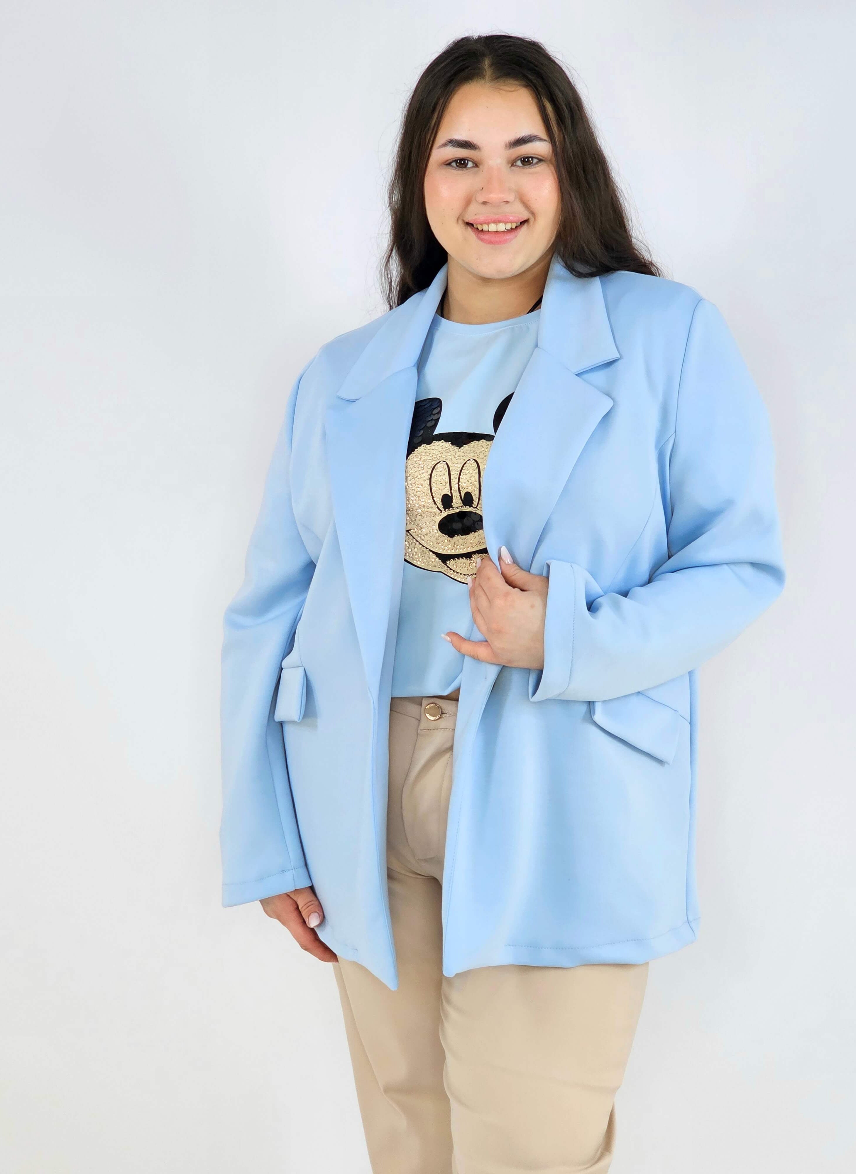 Żakiet plus size o klasycznym kroju – wygodny i stylowy Stylowa XL