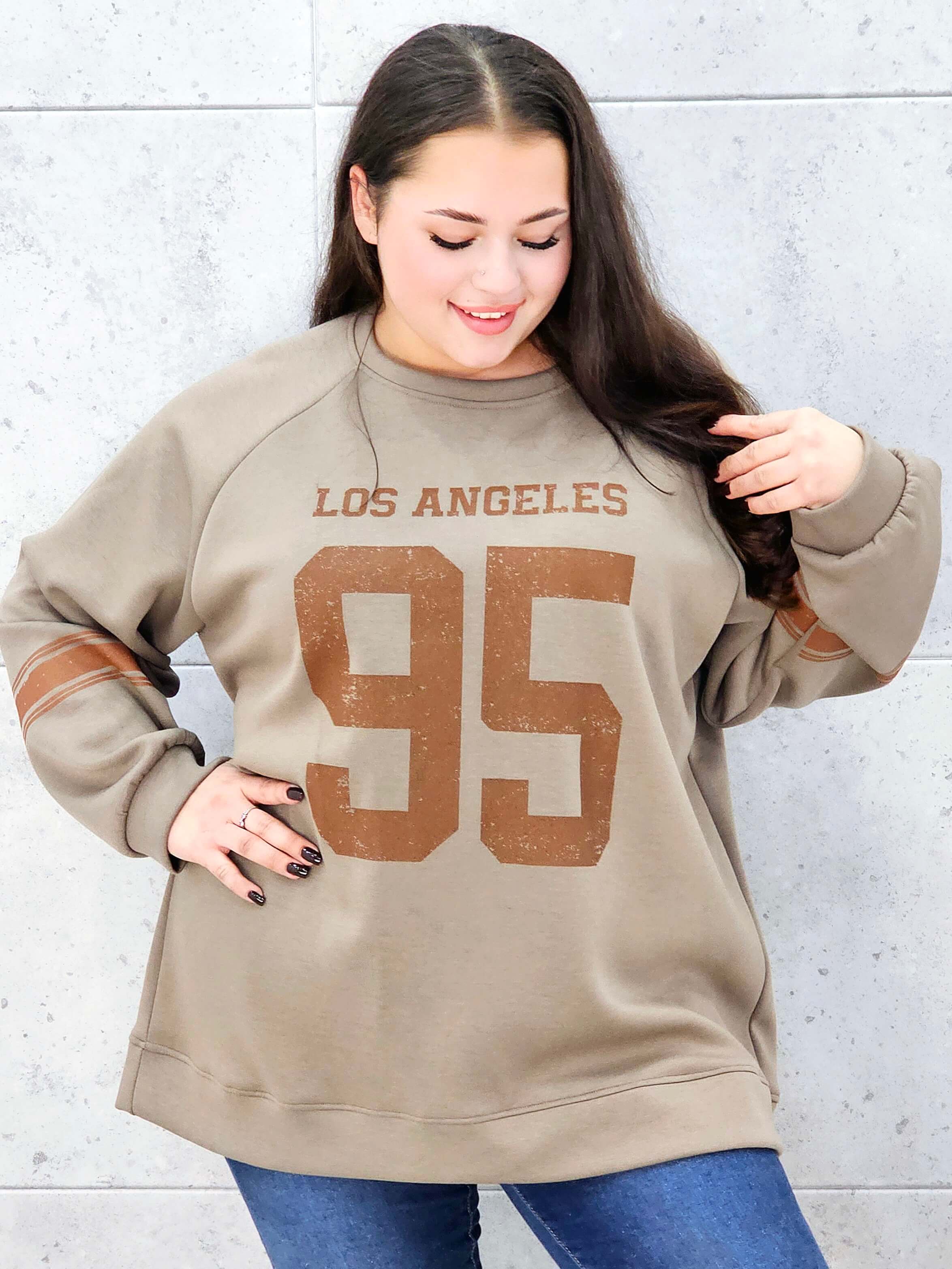 Bluza Plus Size oversize XXL Stylowa XL