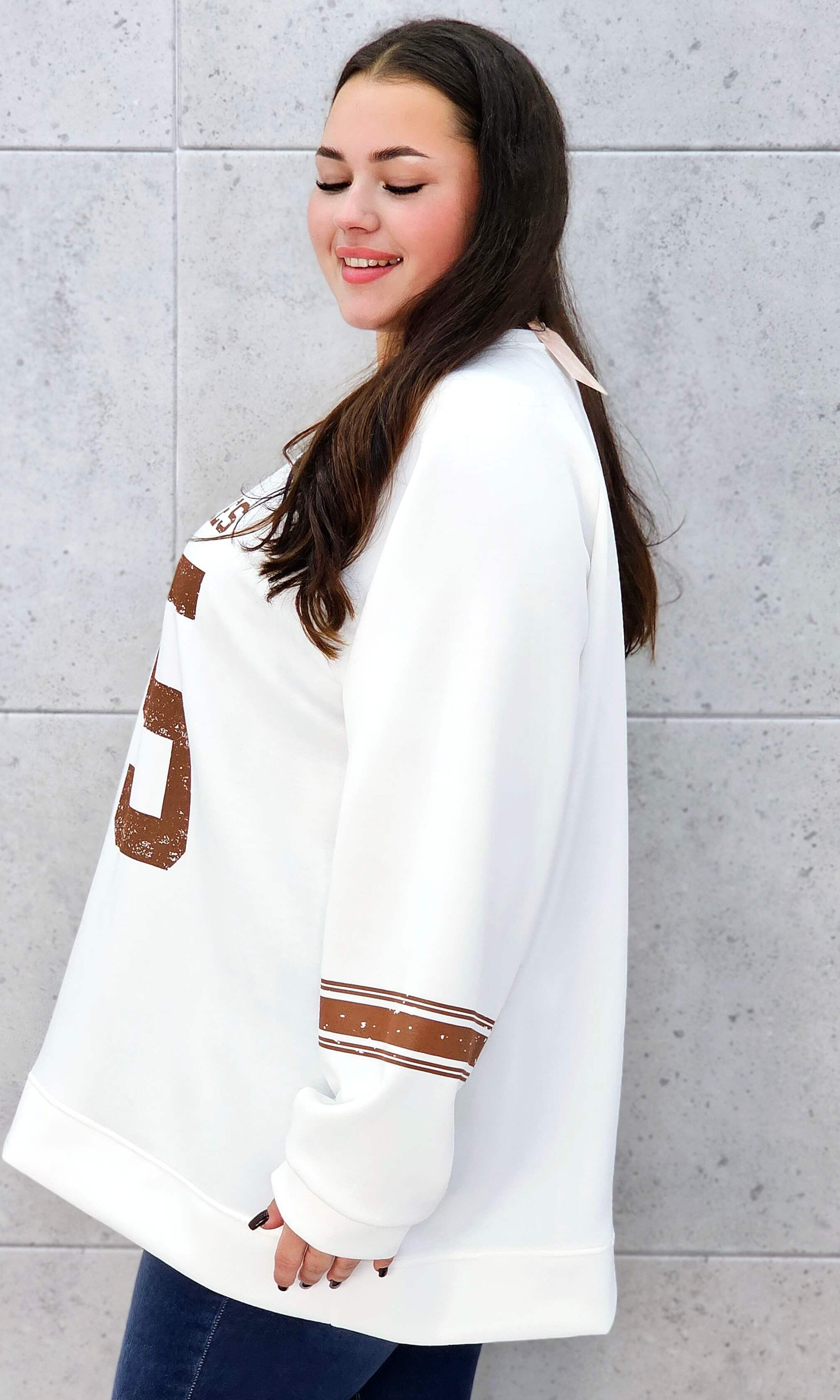 Bluza Plus Size oversize XXL Stylowa XL