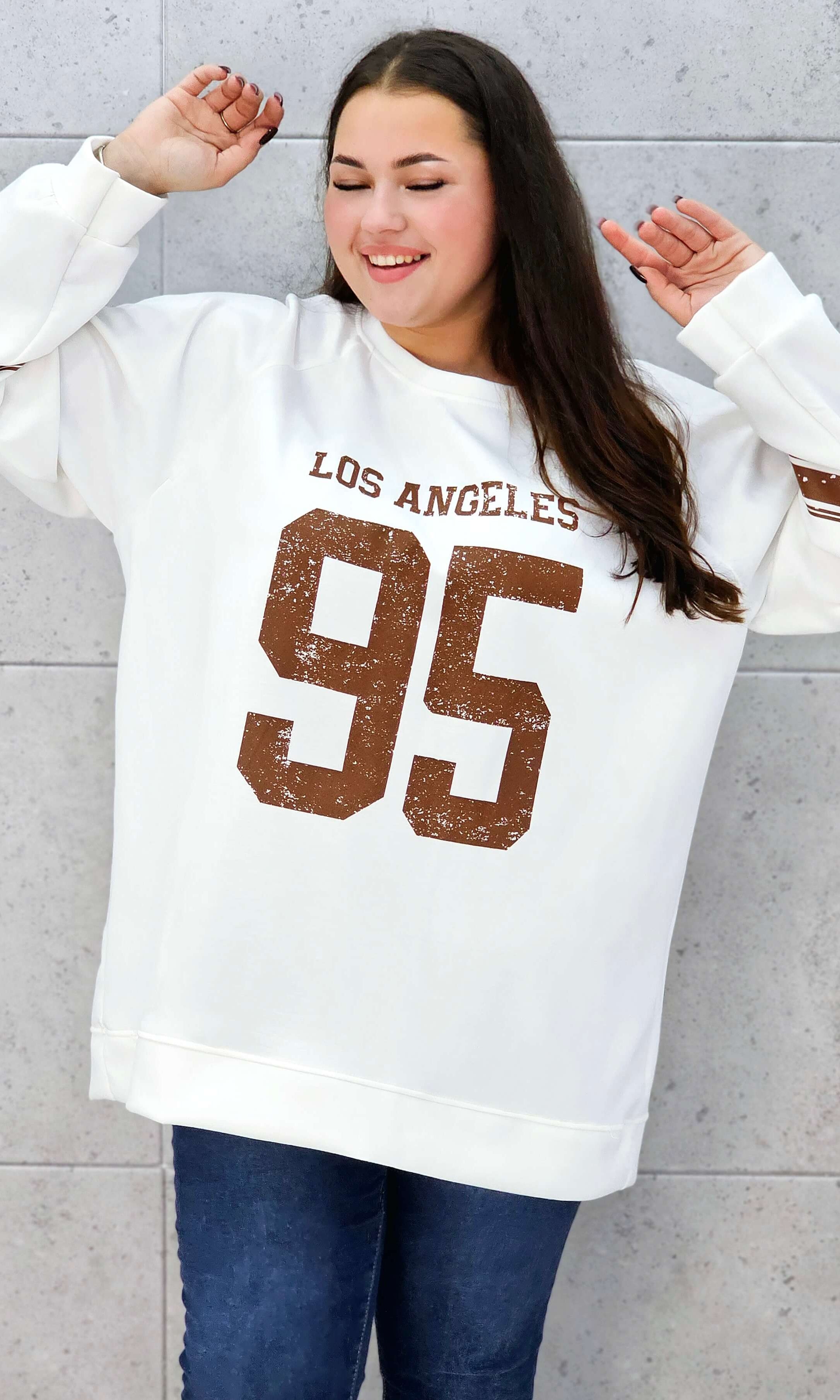 Bluza Plus Size oversize XXL Stylowa XL