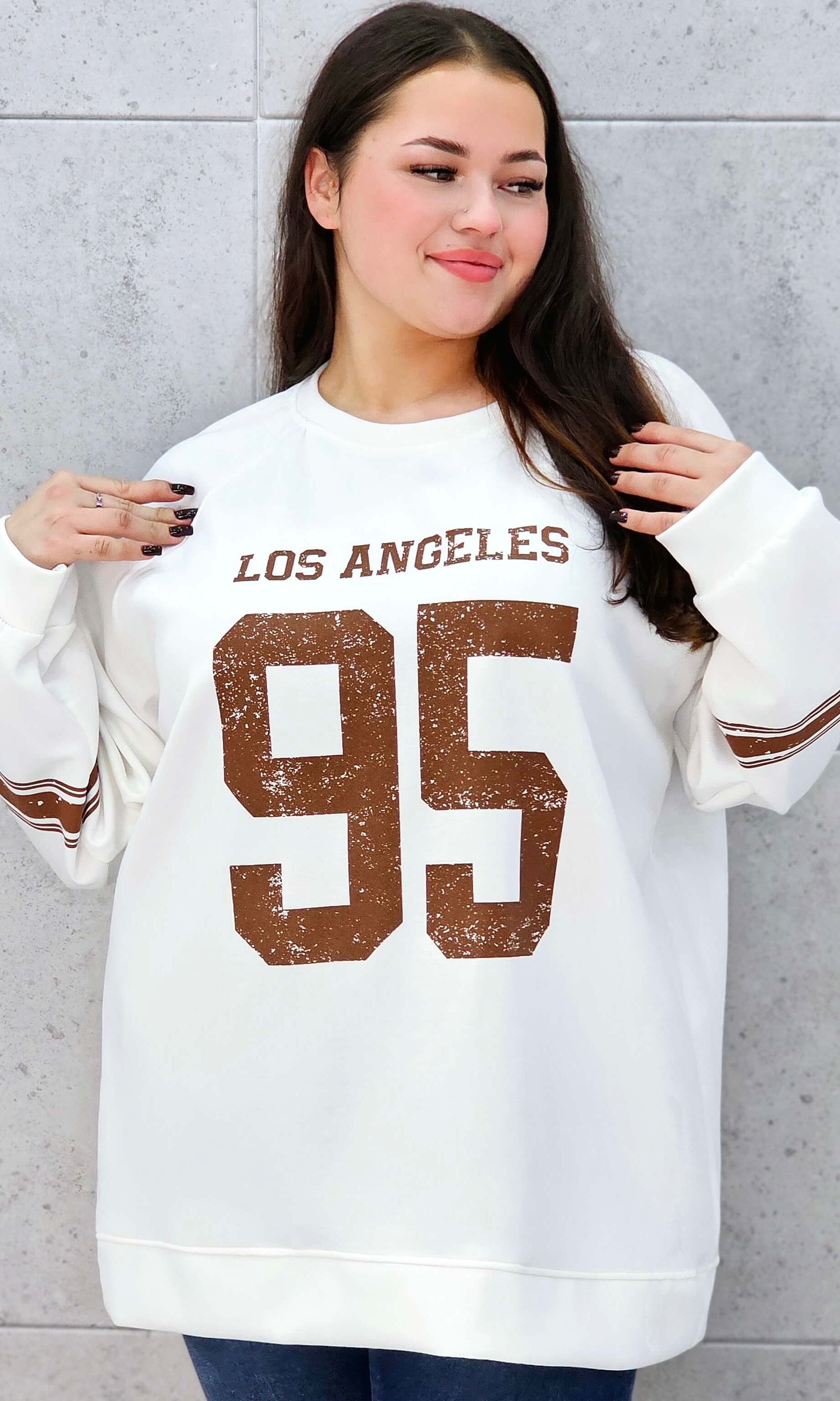 Bluza Plus Size oversize XXL Stylowa XL