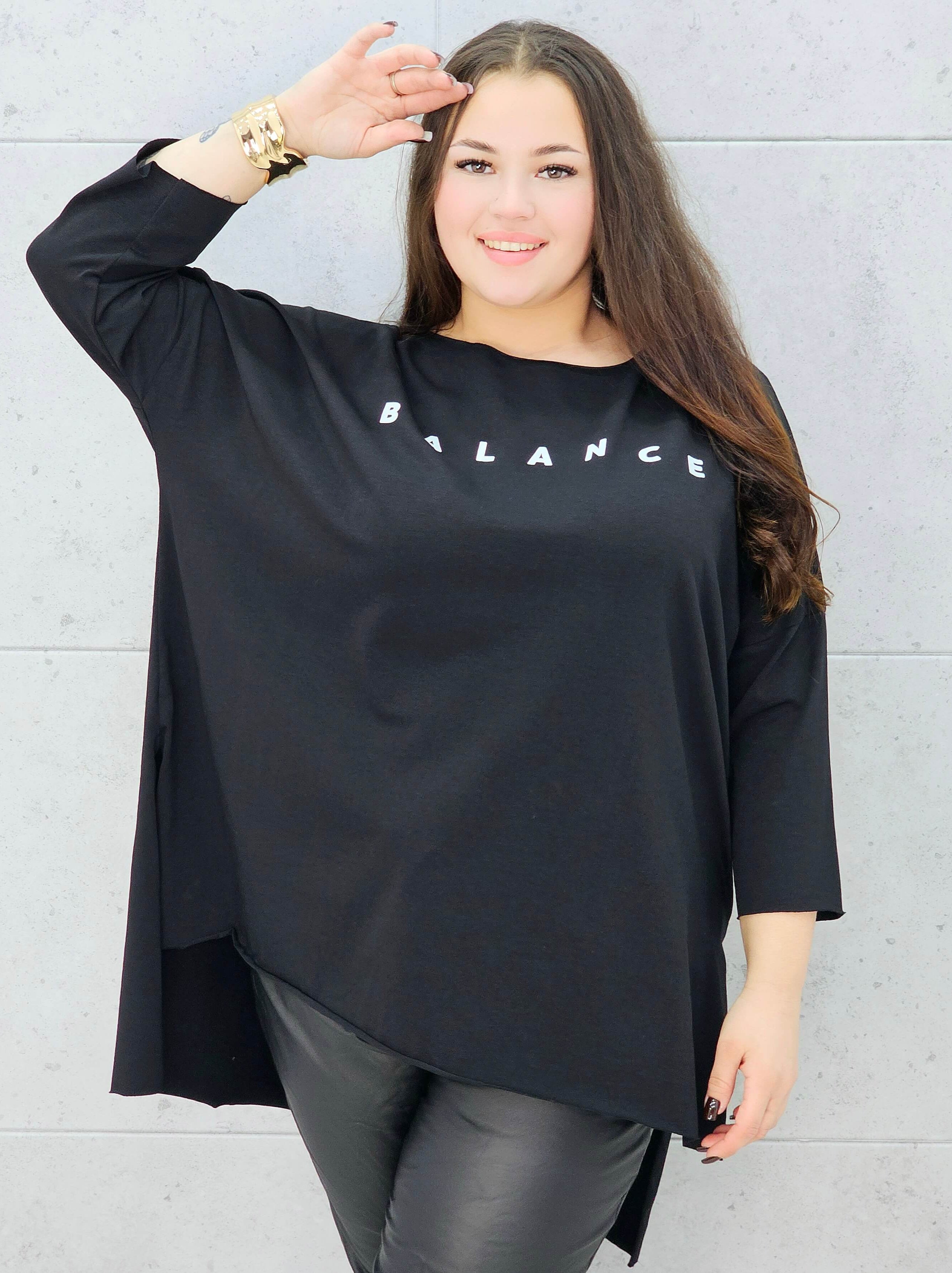 Bluzka BALANCE oversize plus size Stylowa XL