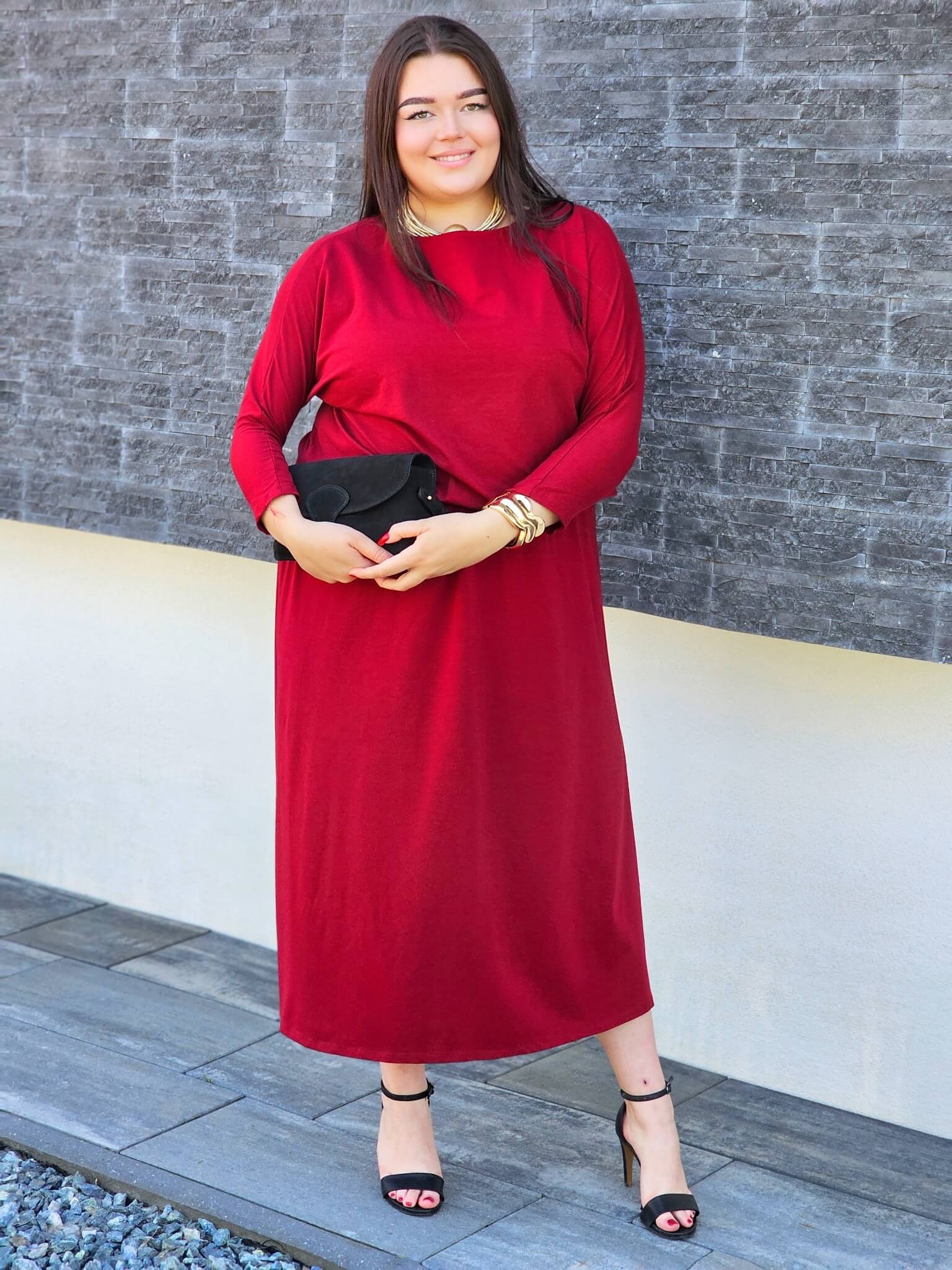 Sukienka maxi w eleganckim wydaniu Stylowa XL