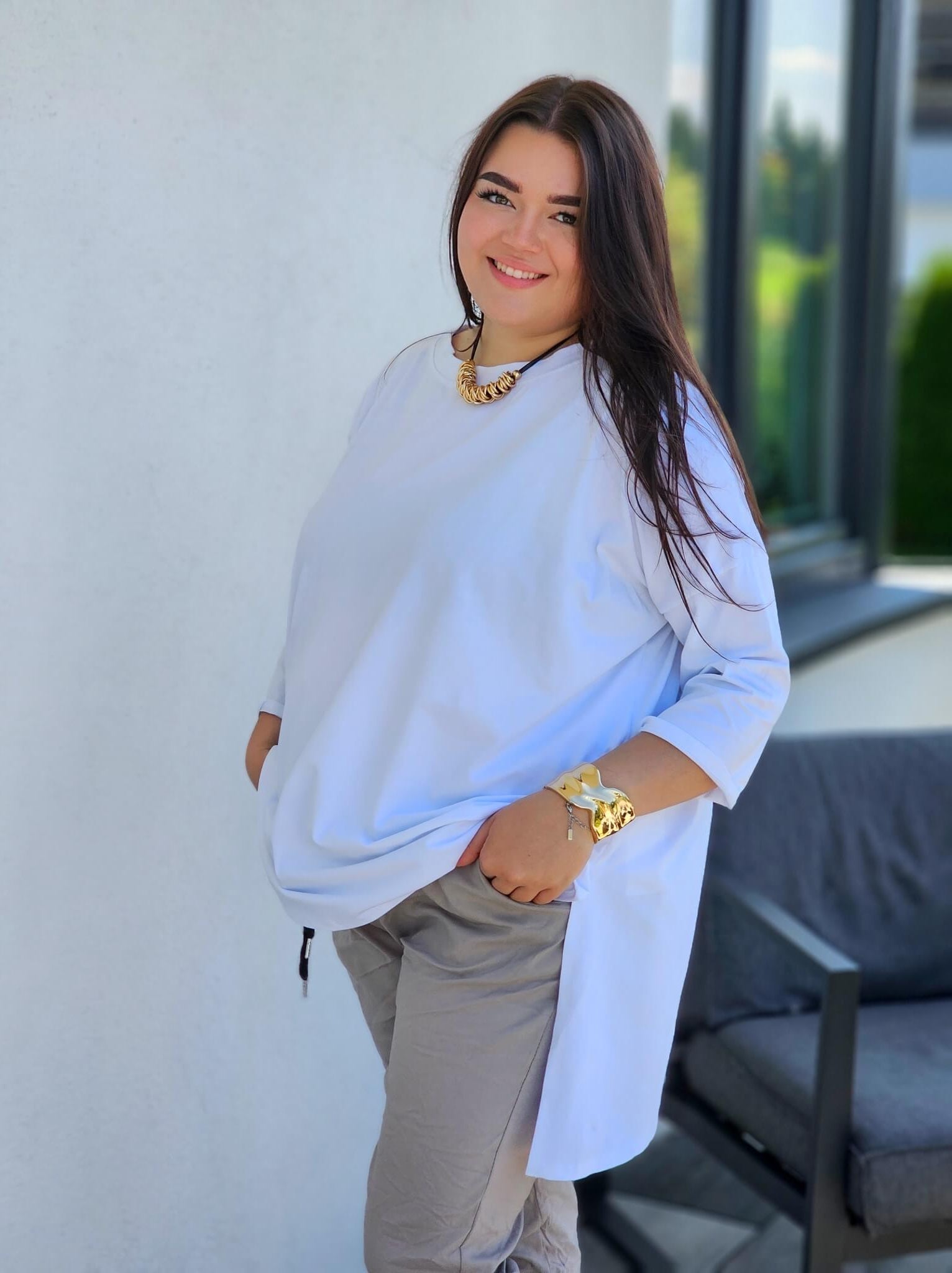 Bluzka oversize Stylowa XL