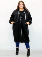 Długa bluza z kapturem Stylowa XL