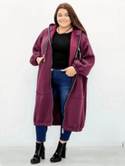 Długa bluza z kapturem Stylowa XL