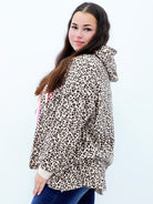 Bluza z kapturem w modny wzór Stylowa XL