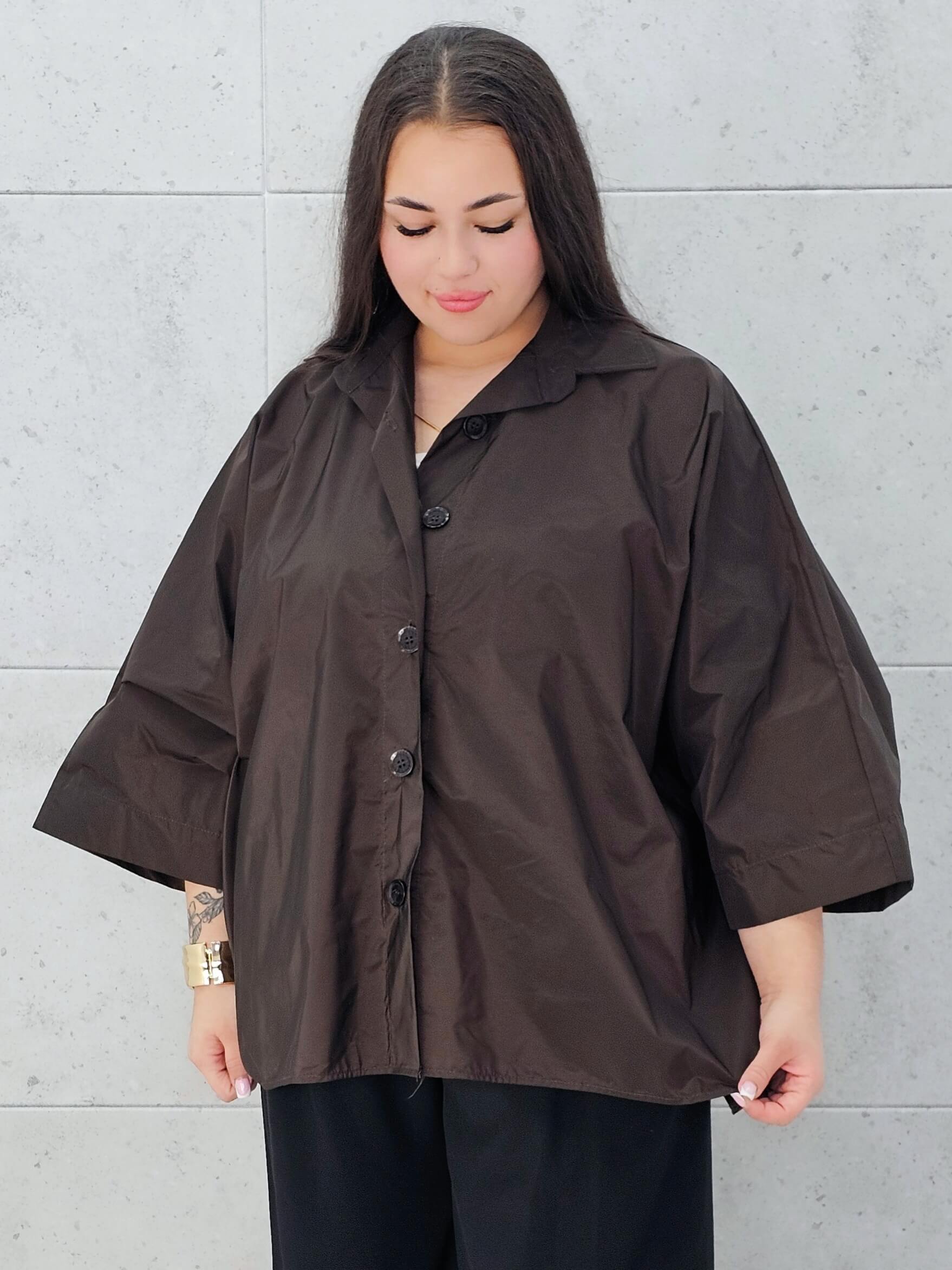 Luźna marynarka oversize Stylowa XL