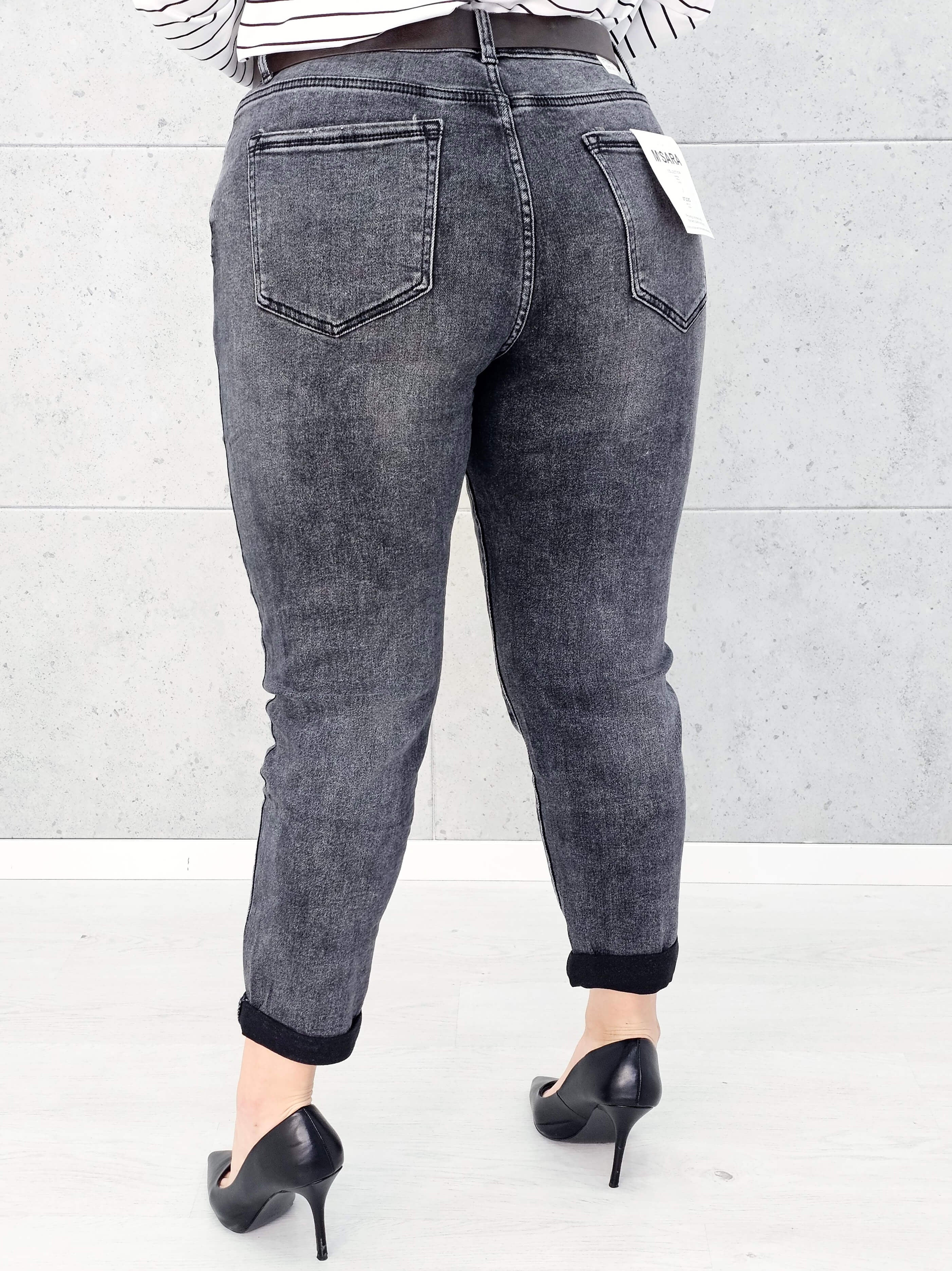 Spodnie jeansowe StylowaXL – nowoczesny fason i perfekcyjne dopasowanie w modzie plus size. M.Sara Stylowa XL