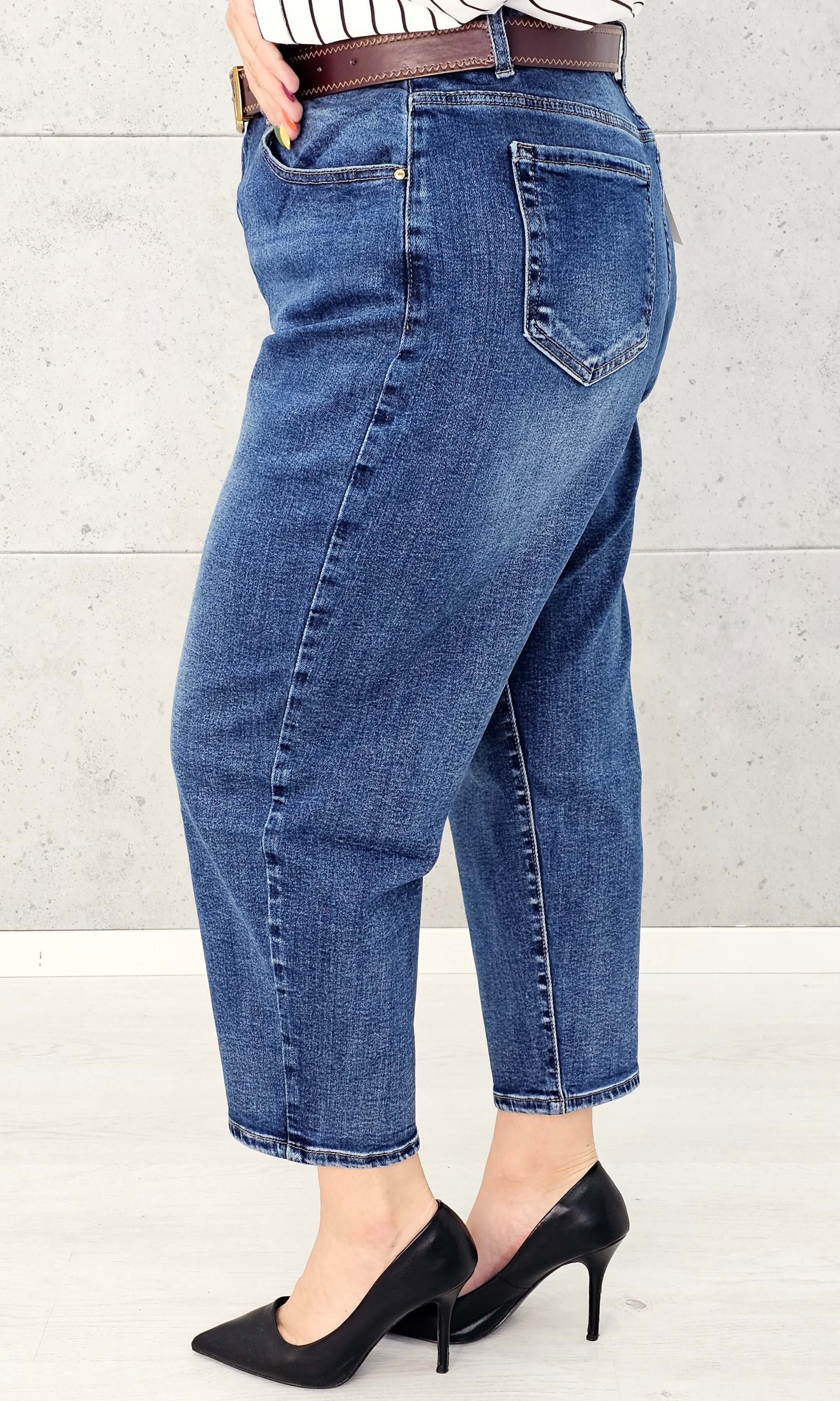 Spodnie jeansowe StylowaXL Mom Fit – wygodne i modne spodnie plus size Stylowa XL