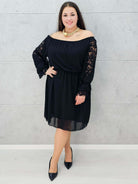 Czarna sukienka hiszpanka plus size – Stylowa XL detale