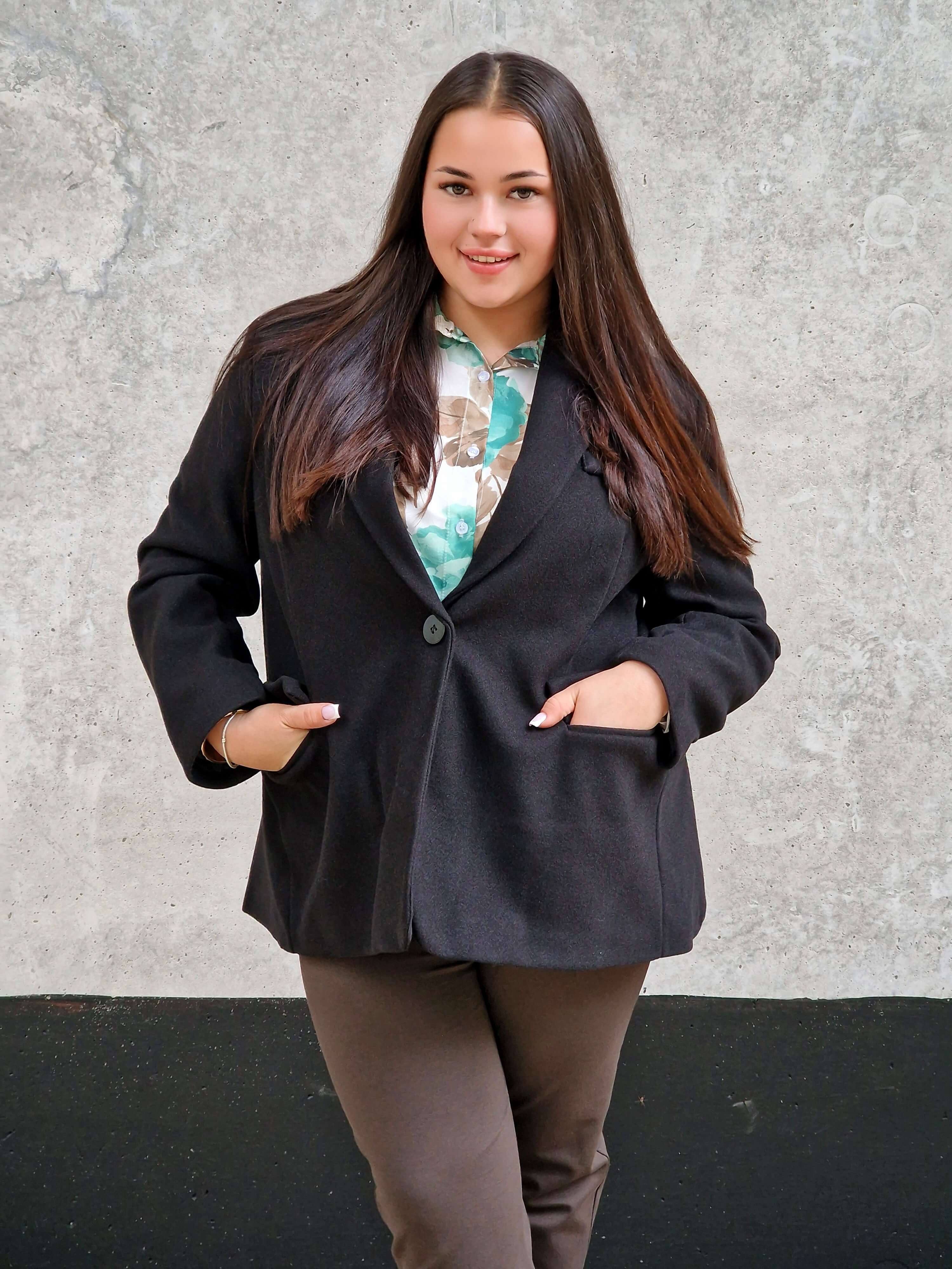 Klasyczna marynarka oversize Stylowa XL