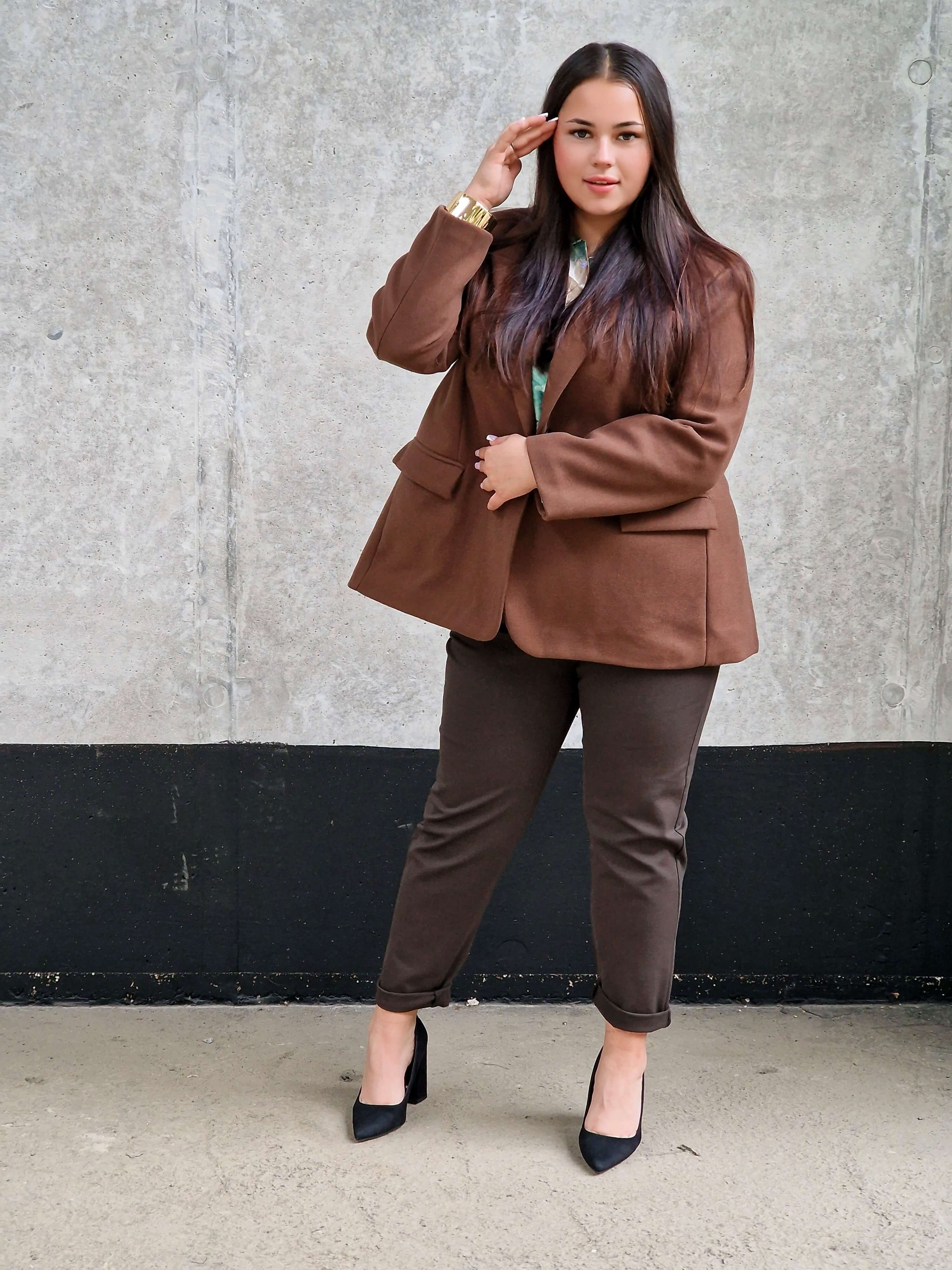 Klasyczna marynarka oversize Stylowa XL