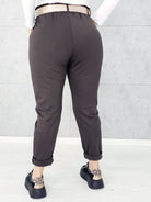 Spodnie z paskiem Stylowa XL