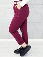 Spodnie z paskiem Stylowa XL