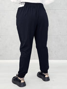 Sportowe spodnie z logowaną gumką Stylowa XL