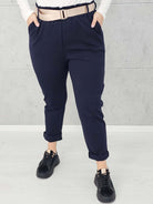 Spodnie z paskiem Stylowa XL