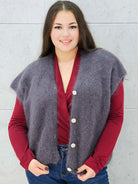 Kamizelka StylowaXL z miękkiego moheru – ciepła i puszysta kamizelka plus size Stylowa XL