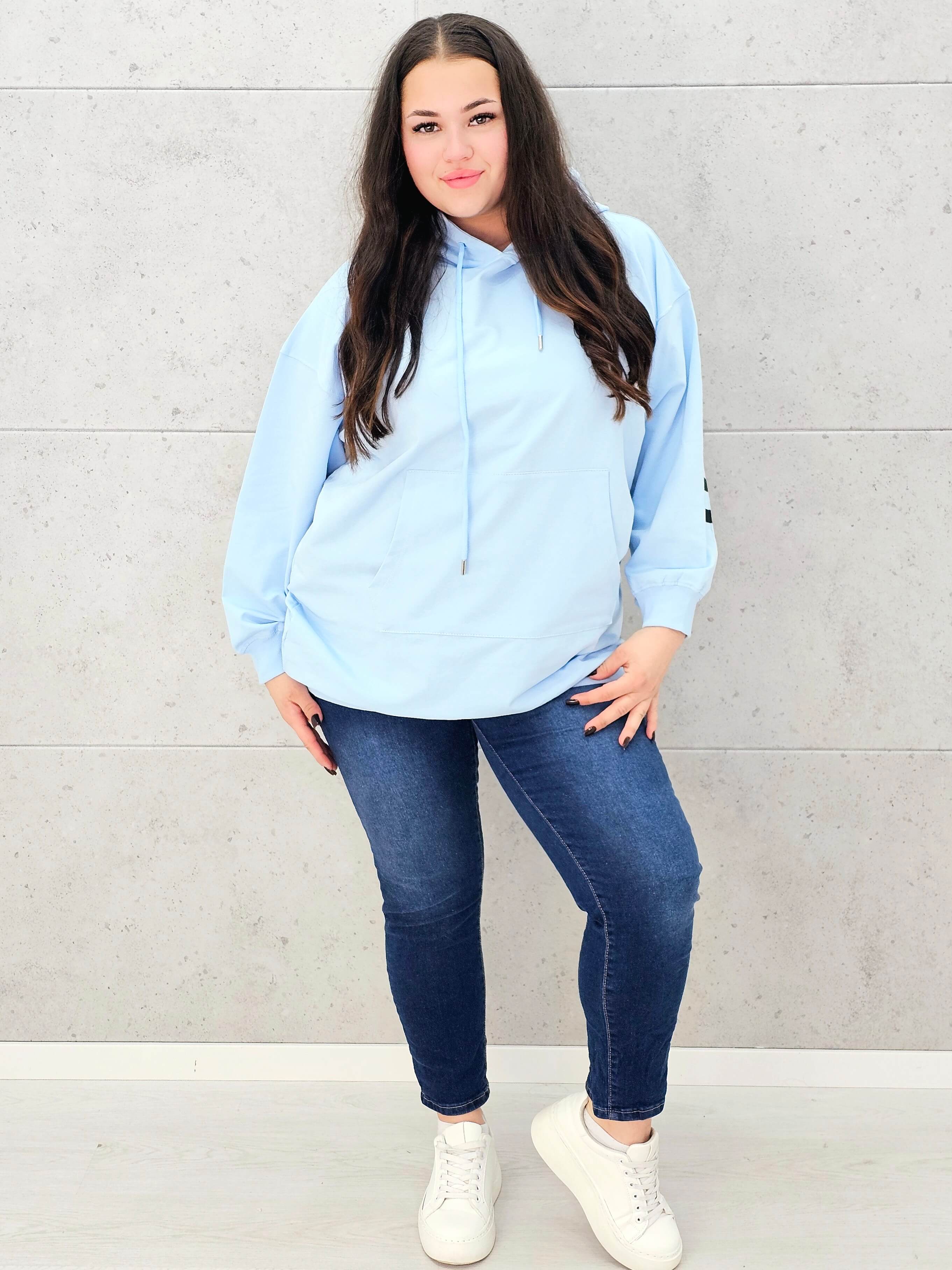 Bluza Oversize Plus Size StylowaXL – Miejski Styl i Komfort dla Kobiet XXL Stylowa XL