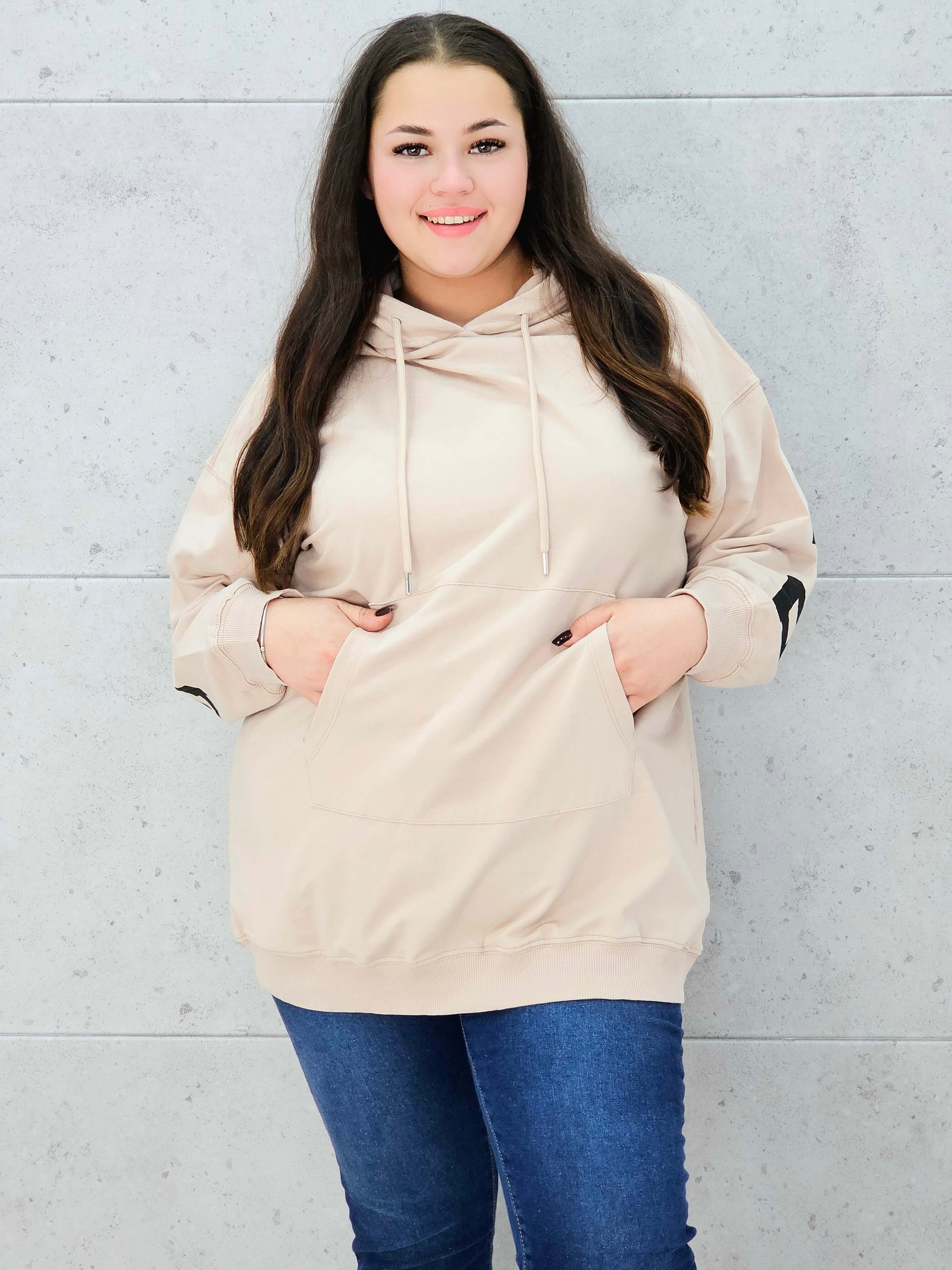 Bluza Oversize Plus Size StylowaXL – Miejski Styl i Komfort dla Kobiet XXL Stylowa XL