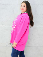 Bluza z kapturem i wstawkami napisów Stylowa XL