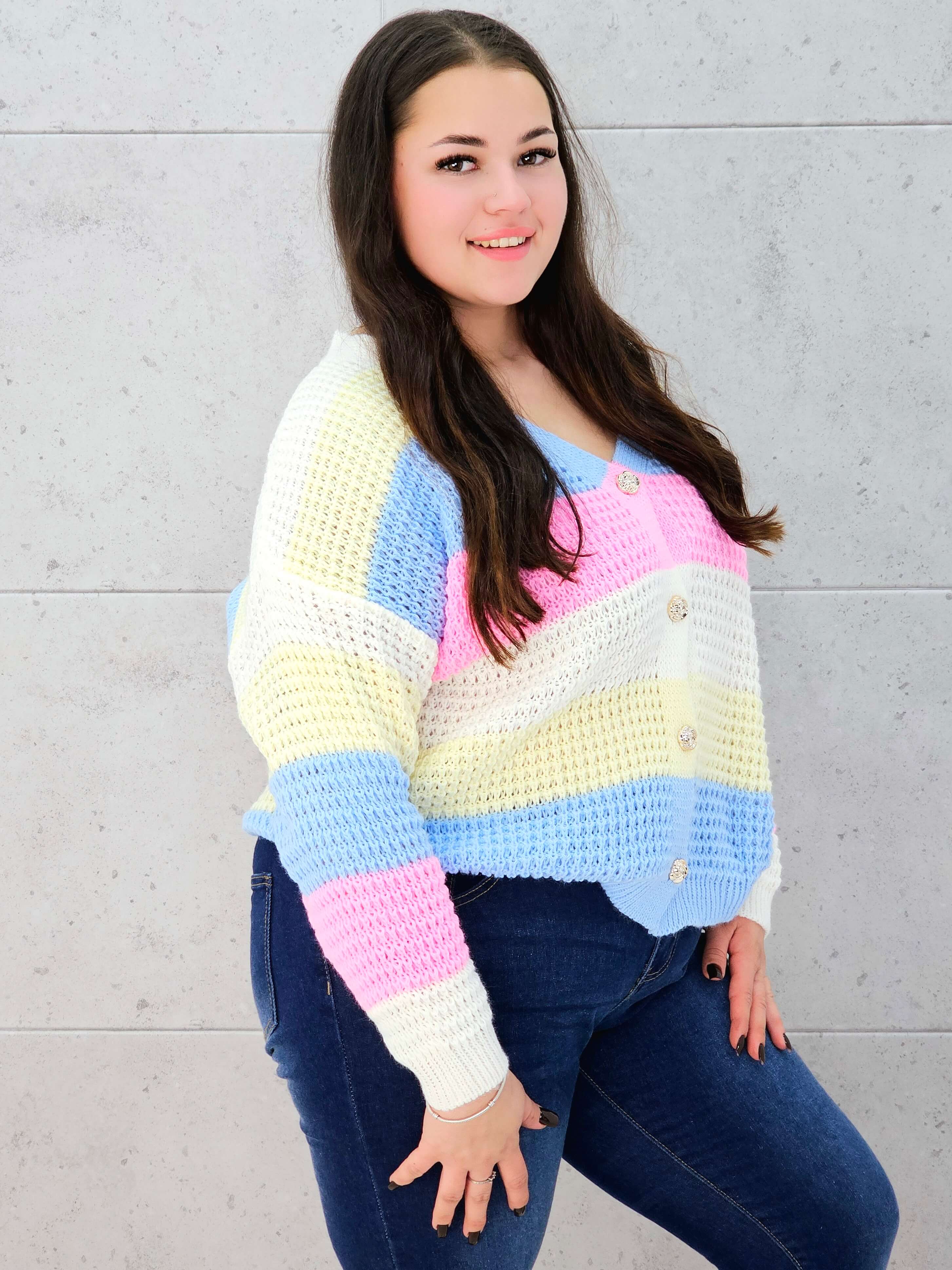 Sweter Plus Size StylowaXL – Kolor, Komfort i Styl dla Kobiet XXL Stylowa XL