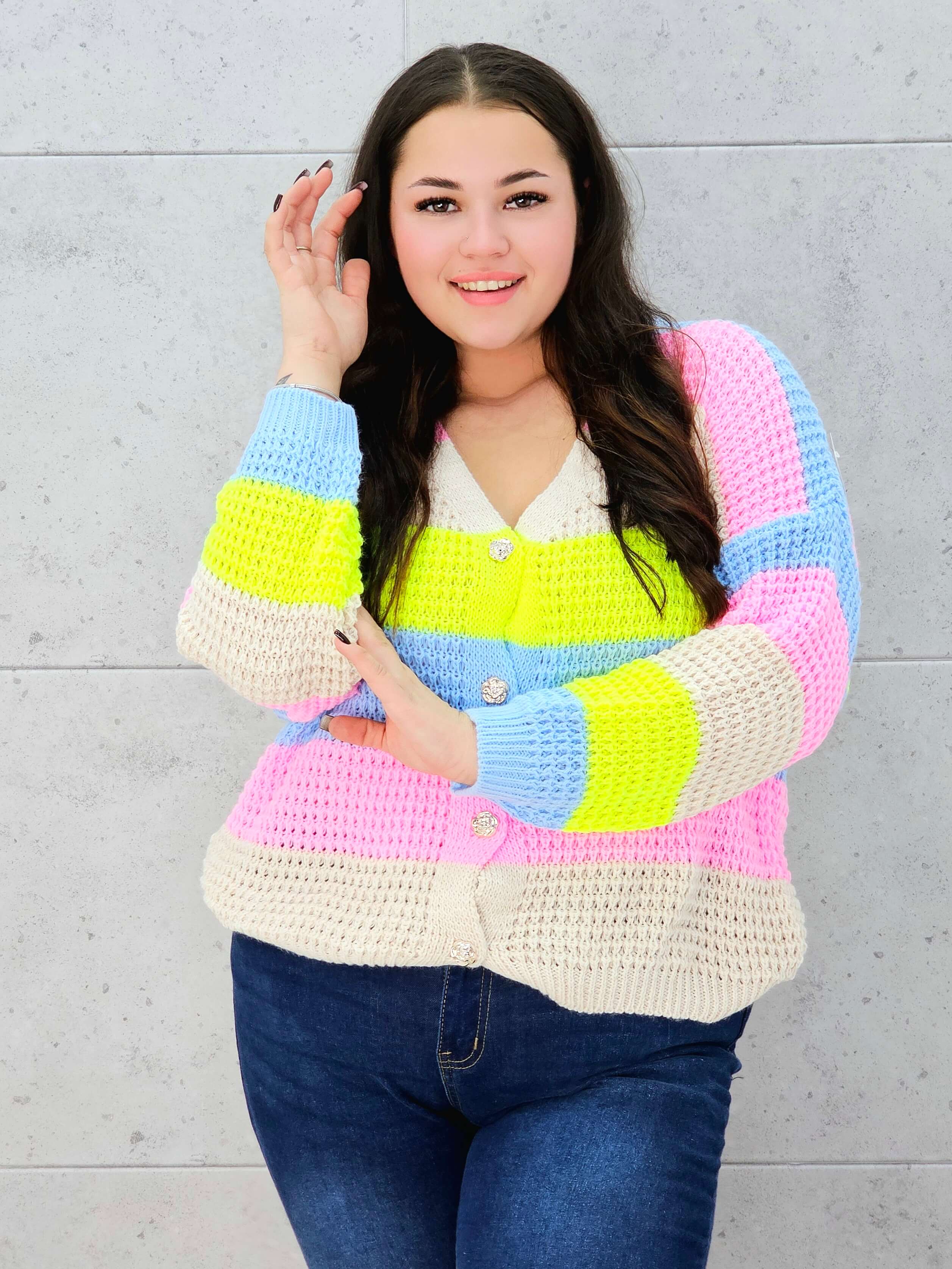 Sweter Plus Size StylowaXL – Kolor, Komfort i Styl dla Kobiet XXL Stylowa XL