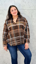 Koszula plus size w kratę – elegancja i komfort na co dzień Stylowa XL