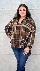 Koszula plus size w kratę – elegancja i komfort na co dzień Stylowa XL