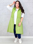 Kamizelka plus size długa z pikowaną górą – kolor i styl na chłodniejsze dni Stylowa XL