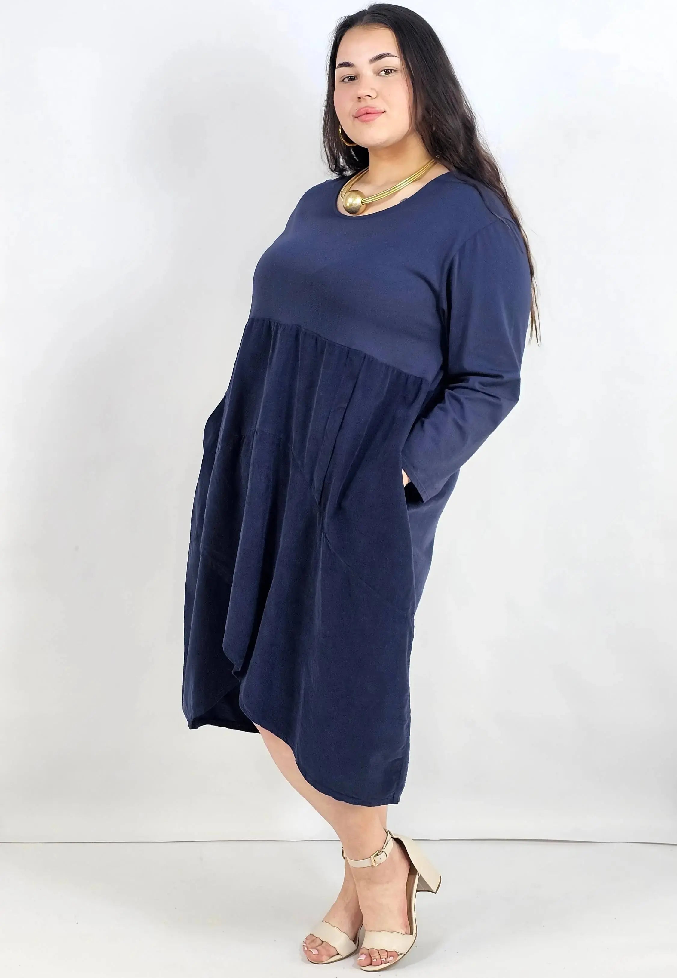 Asymetryczna Sukienka Plus Size StylowaXL – Swobodna Elegancja dla Kobiet XXL Stylowa XL