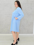 Asymetryczna sukienka z dekoltem V moda dla kobiet plus size Stylowa XL