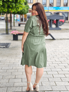 Bawełniana sukienka koszulowa Stylowa XL