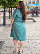 Bawełniana sukienka koszulowa Stylowa XL