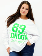 Bluza Damska z Nadrukiem Stylowa XL