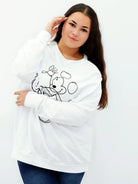 Bluza Damska z Nadrukiem Stylowa XL