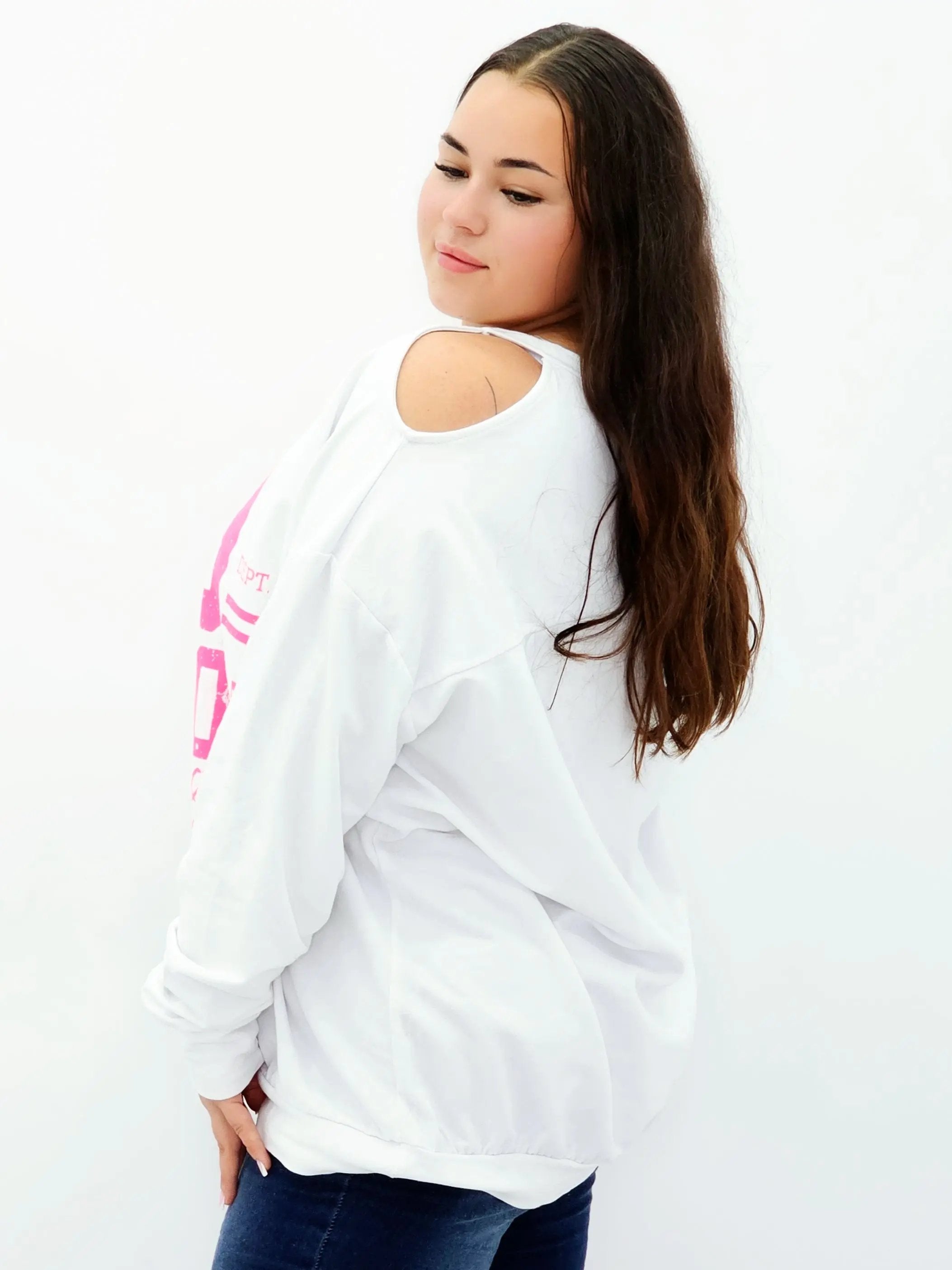 Bluza Damska z Nadrukiem Stylowa XL