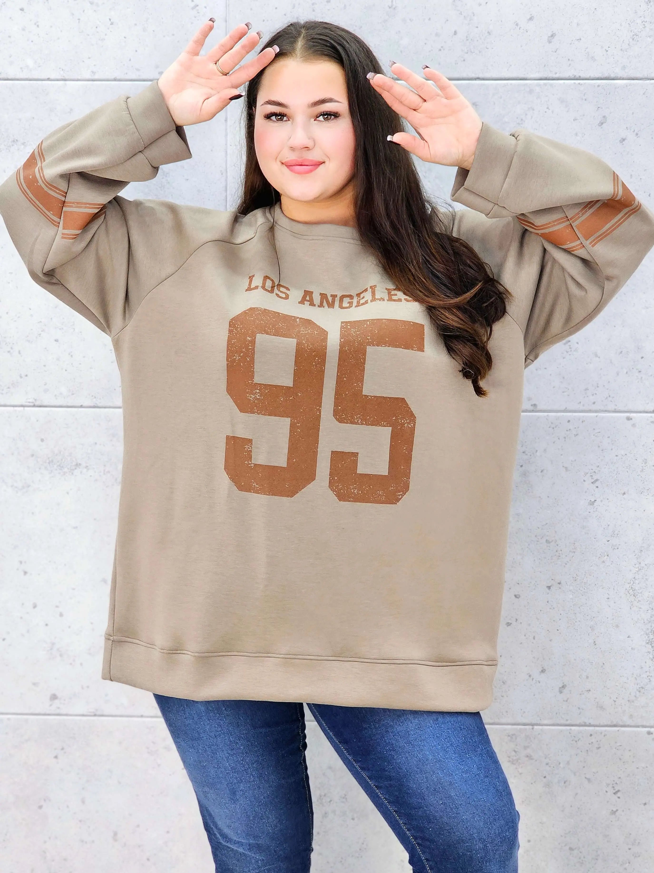 Bluza Plus Size oversize XXL Stylowa XL