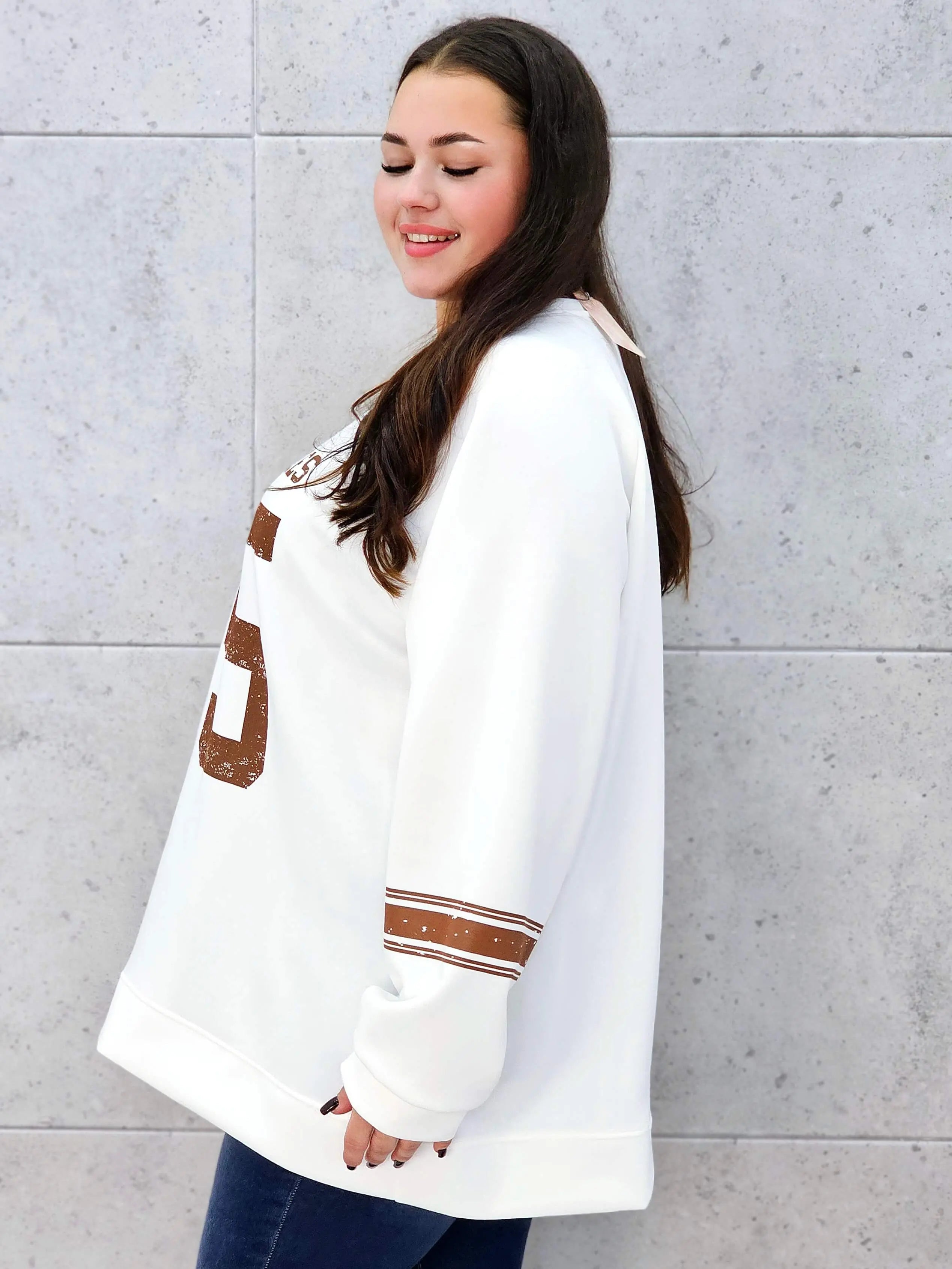 Bluza Plus Size oversize XXL Stylowa XL