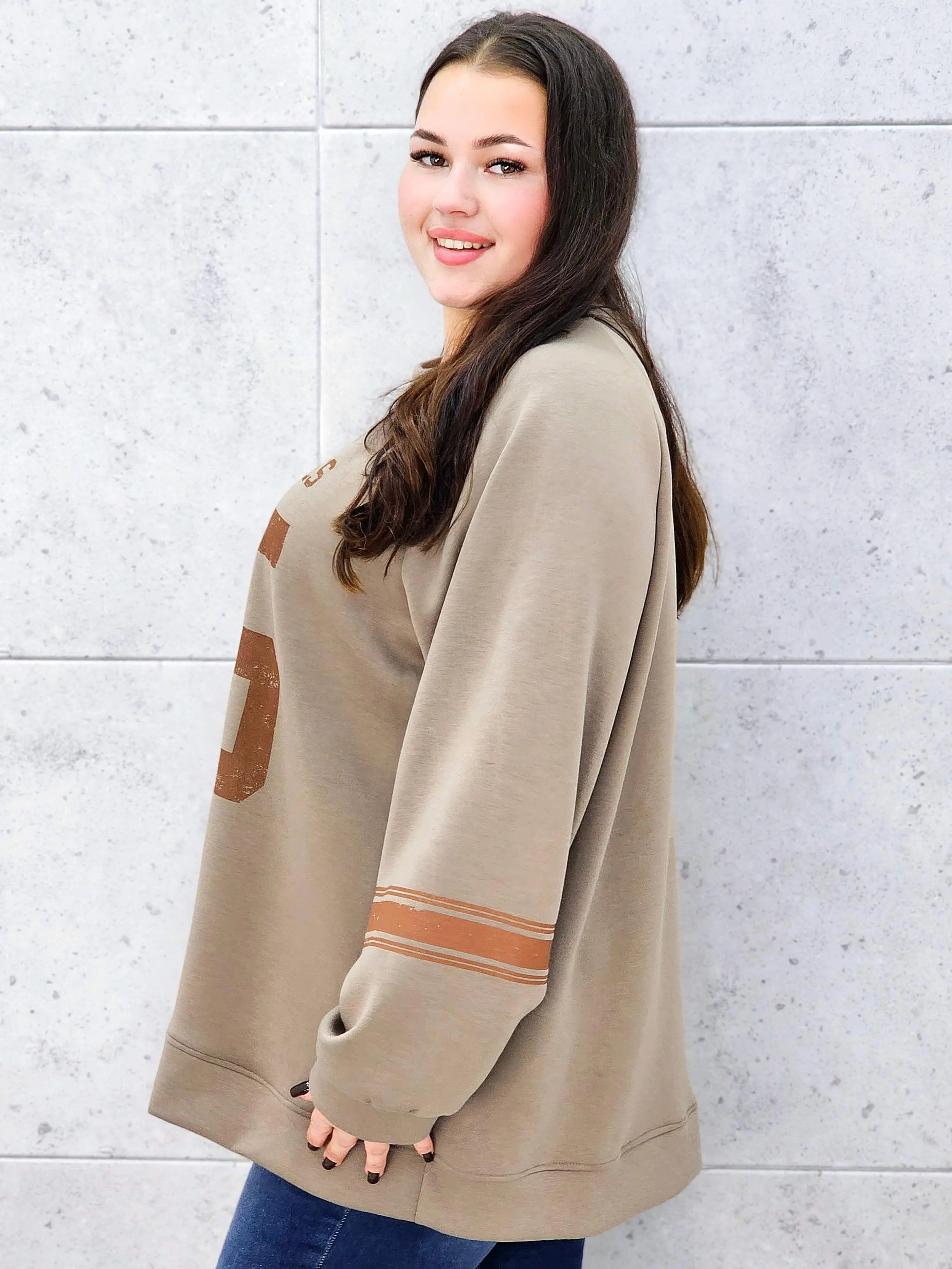 Bluza Plus Size oversize XXL Stylowa XL