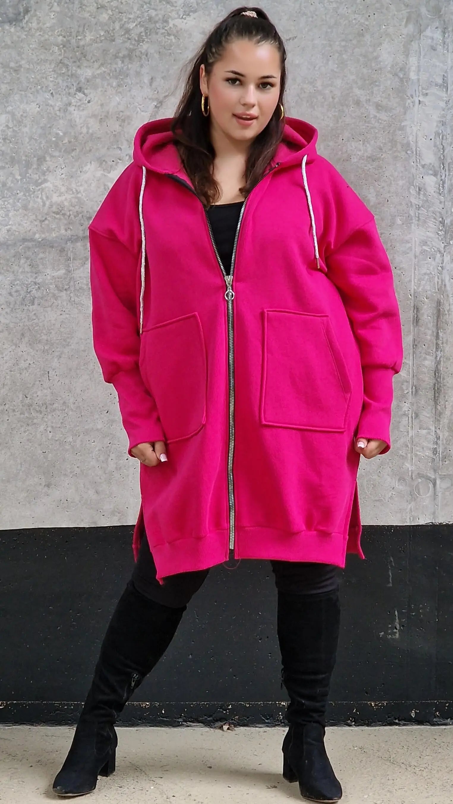 Bluza oversize z kapturem – wygodna i stylowa odzież XXL Stylowa XL