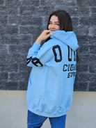 Bluza oversize z nadrukiem Stylowa XL
