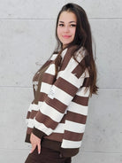 Bluza plus size CHOCOLATE – modna, wygodna, idealna na co dzień | Stylowa XL Stylowa XL