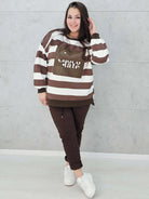 Bluza plus size CHOCOLATE – modna, wygodna, idealna na co dzień | Stylowa XL Stylowa XL