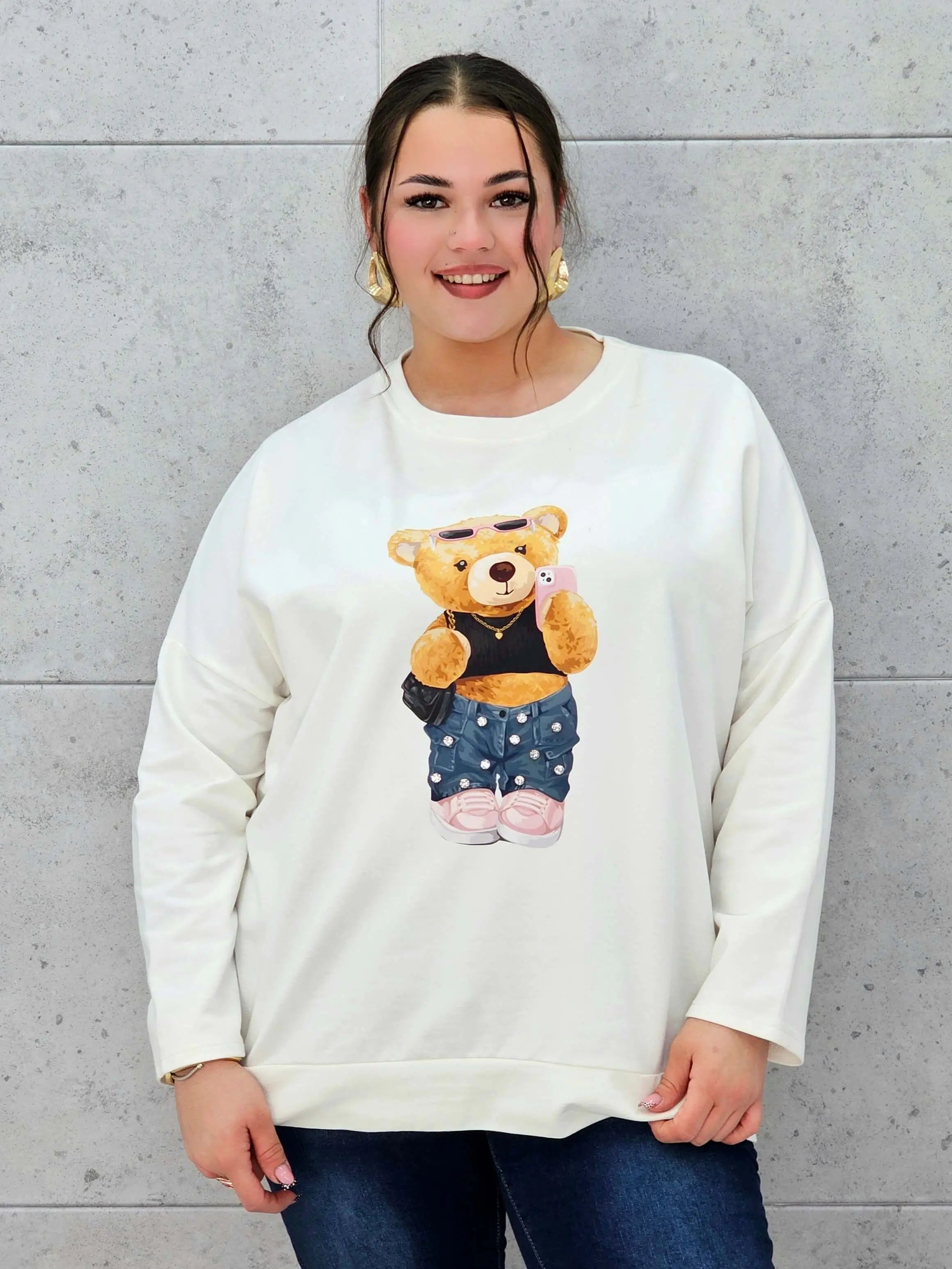 Bluza plus size StylowaXL z misiem – wygoda i styl w kobiecym wydaniu Stylowa XL