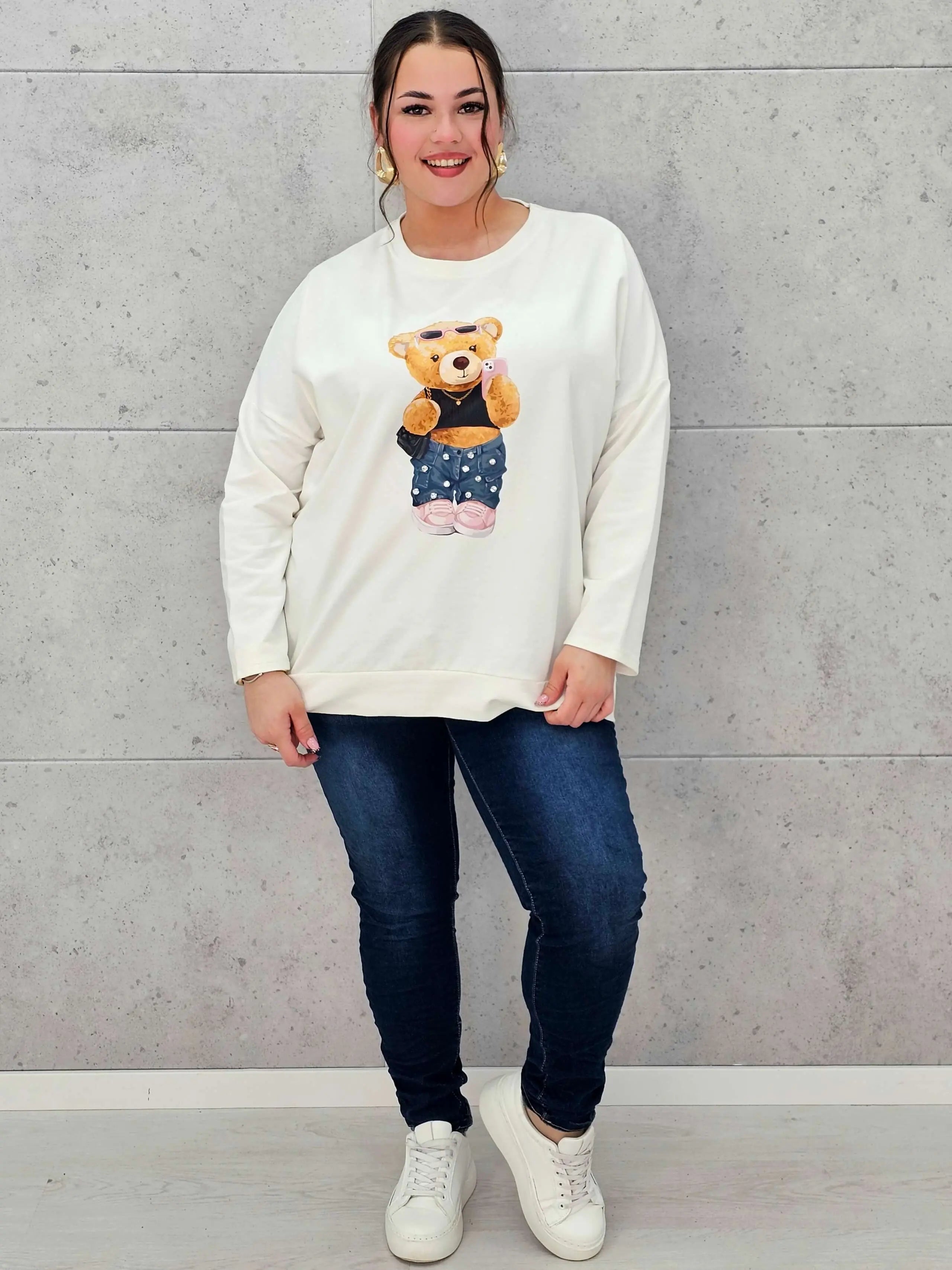 Bluza plus size StylowaXL z misiem – wygoda i styl w kobiecym wydaniu Stylowa XL