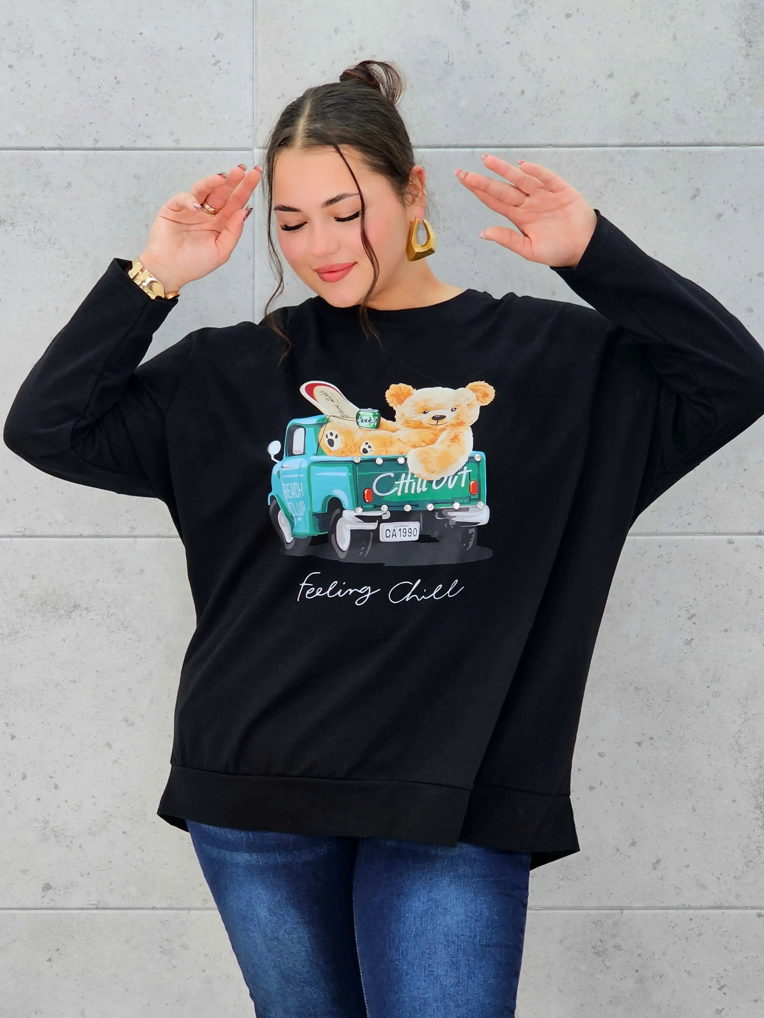 Bluza plus size StylowaXL z misiem – wygoda i styl w kobiecym wydaniu Stylowa XL