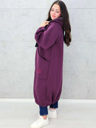 Bluza plus size – modna, oversize’owa bluza z kapturem XXL na chłodniejsze dni Stylowa XL