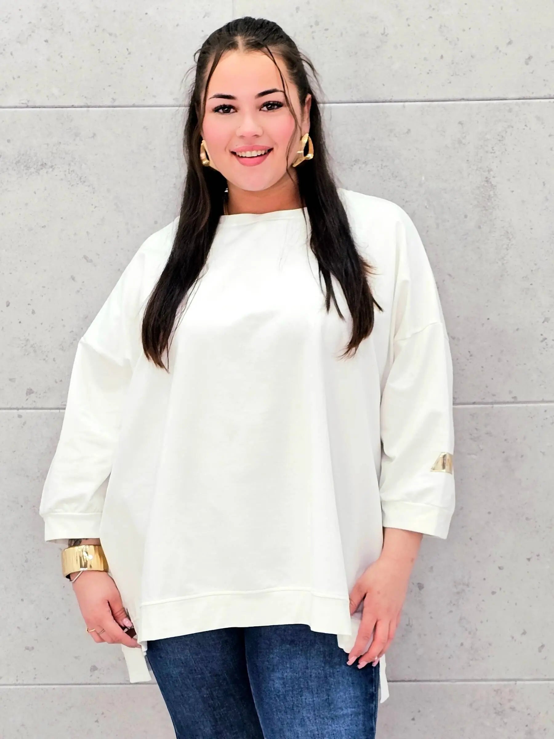 Bluza plus size oversize dla kobiet – wygodna bluza XXL idealna na każdy dzień Stylowa XL