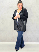 Bluza plus size z ekoskóry — modna, wygodna i stylowa Stylowa XL